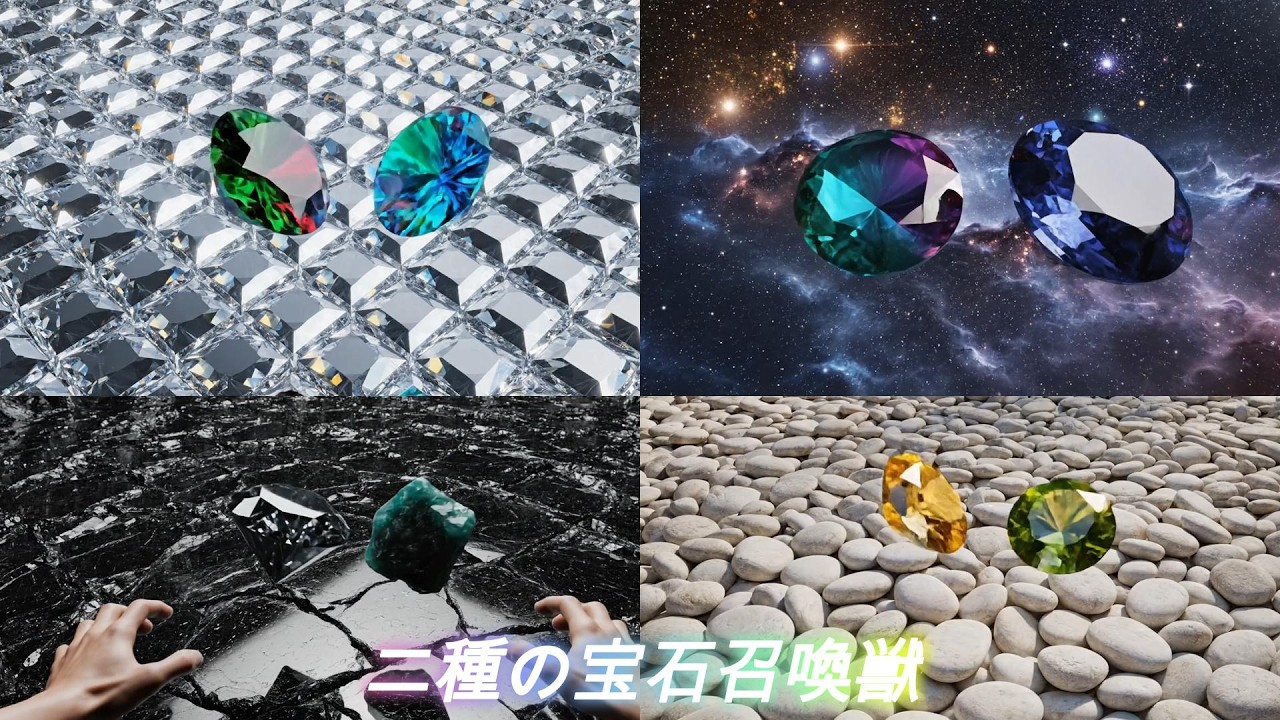 【ASMR】二種の宝石召喚獣💎✨あなたならどれを選ぶ？part6　Which one would you choose?
