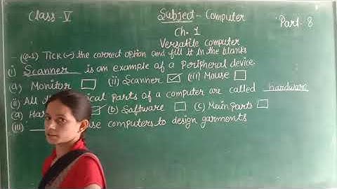Computer Ch-1 Versatile Computer Part-8 FOR Class-5