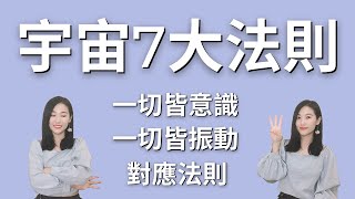 【宇宙七大法則】一切皆意識、對應法則、振動法則天地置頂遊戲規則艾波外出中X身心靈平衡