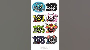 INJEF Number Lore (Nightmare Critters) #numberlore #animation #nightmarecritters #poppyplaytime