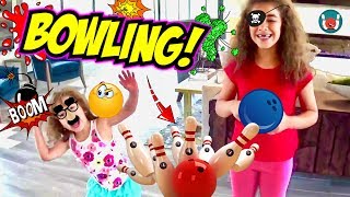 Bowling SET Indoor Outdoor Fun Children Game With little Girls
