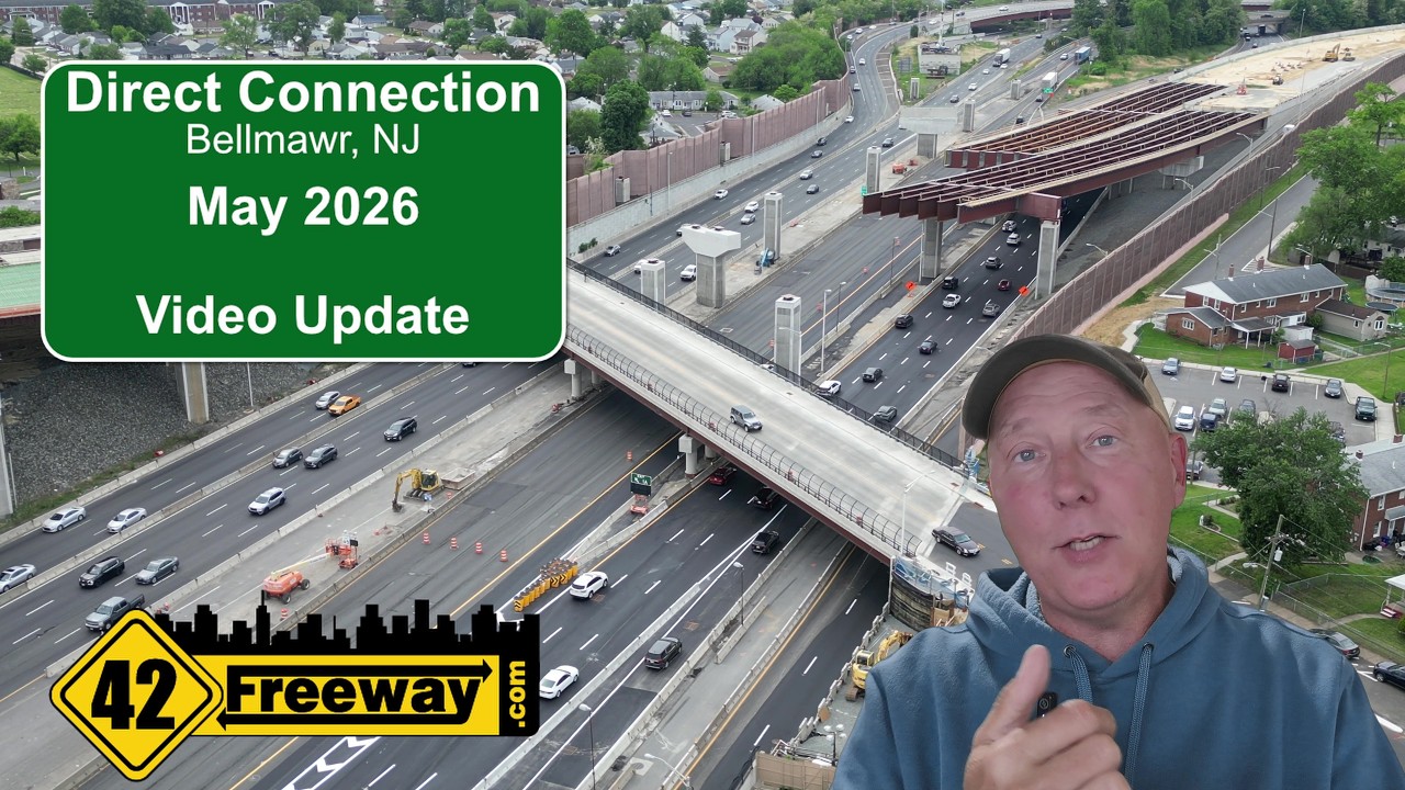 MAJOR LANE SHIFT! May 2026 Direct Connection Route 295 Construction ...