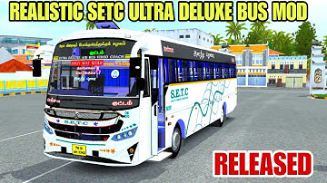 REALISTIC SETC NON AC BUS MOD RELEASED|BUS SIMULATOR INDONESIA 4.4.1