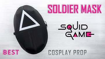 How to Make a Authentic Squid Game Soldier Mask - Simple Paper Craft Guide