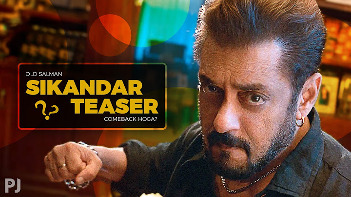 Sikandar Teaser Review ⋮ Comeback Hoga?
