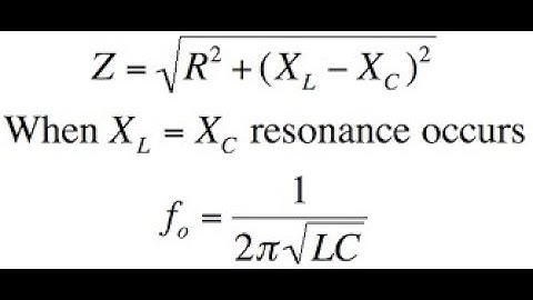 POWER AND RESONANCE IN R.L.C SERIES A C CIRCUIT: Power factor,Resonance Frequency...