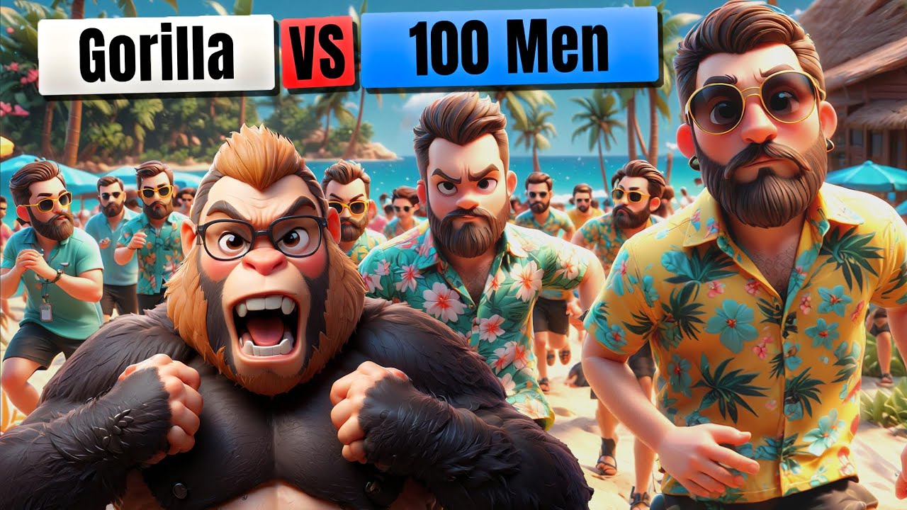 Частная территория ► Gorilla Vs 100 Men
