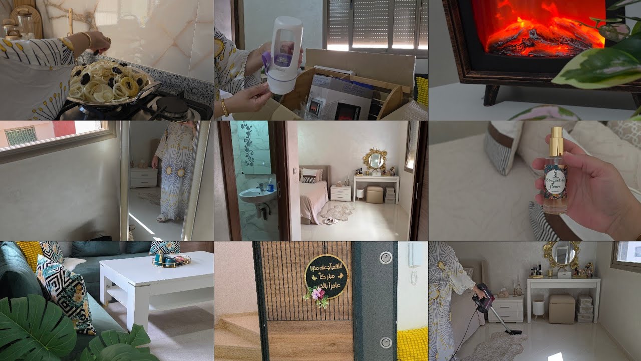 أول روتين في داري الجديدة من بعد الرحيل❤️مشتريات من عندي في المحل ديالي ❤️غديوة خفيفة