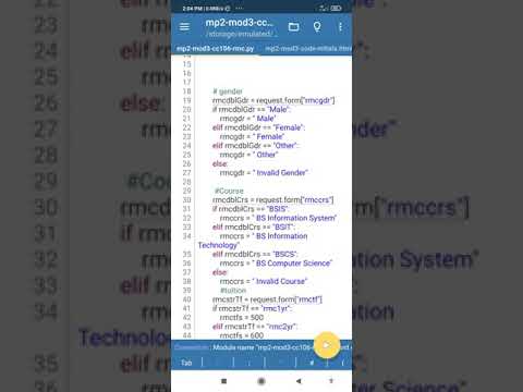 MACHINE PROBLEM 3.2 – PYTHON – ENROLLMENT FORM