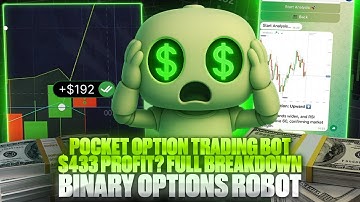 POCKET OPTION TRADING BOT $433 PROFIT? FULL BREAKDOWN | BINARY OPTIONS ROBOT | POCKET OPTION SIGNALS