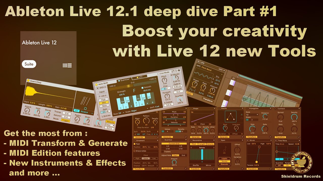 Ableton Live 12.1 New Features - Deep Dive #1🔔🎹🔔 - YouTube
