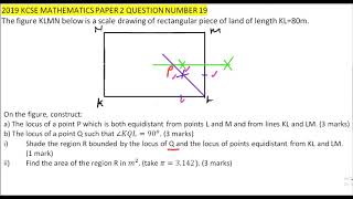 2019 KCSE MATHEMATICS PAPER 2 QUESTION 19