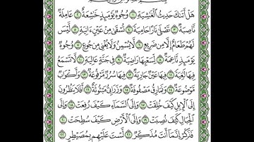 088 Al Ghashiya - Mahmoud Ali Al Banna سورة الغاشية للشيخ محمود علي البنا