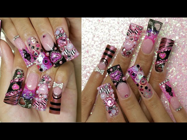 Gyaru Y2k Inspired Junk Nails 