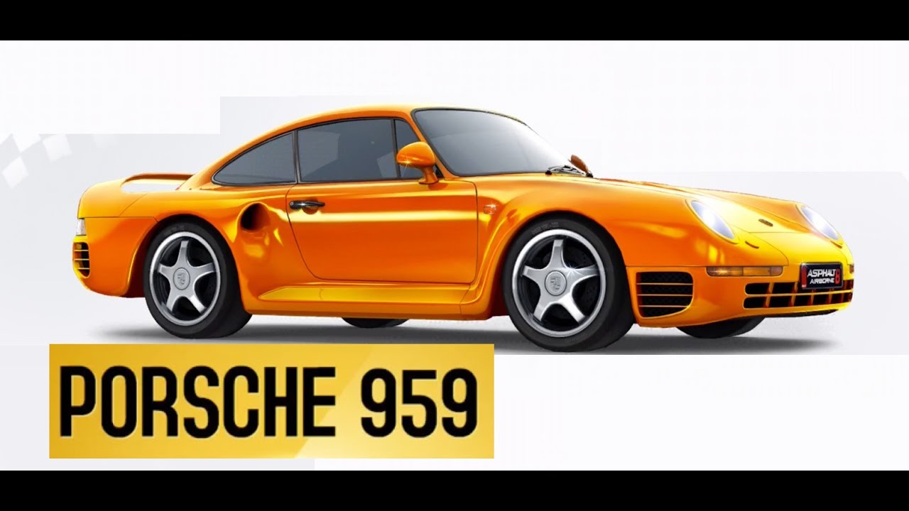 Asphalt 8 Porsche 959 NEW YouTube asphalt-8-porsche-959-new-youtube