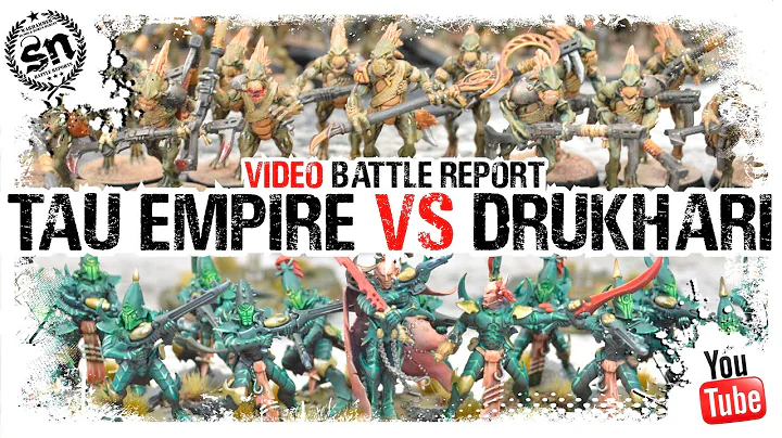 Warhammer 40k (Battle Report) - *All Kroot Army* T...