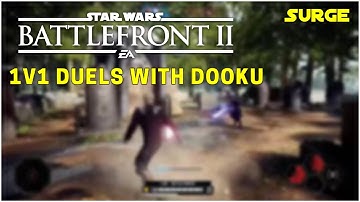 Battlefront 2 | 1v1s with Dooku (Hero Showdown) | Dueling Compilation