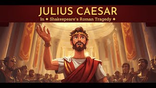Julius Caesar Full Story Explained in Hindi | Animated Summary | Shakespeare’s Roman Tragedy