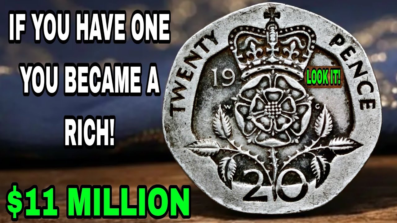 Внимание, монеты для миллионеров! Топ-7 редких и ценных британских монет номиналом 20 пенсов, сто...
