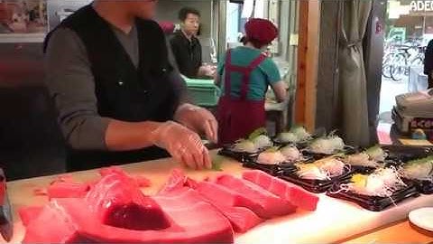 [Hải Sản - Nhật Bản] Xem Đầu Bếp Nhật Làm Sushi Cá Ngừ Cực đĩnh