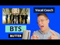 Vocal Coach Reacts to BTS singing "Butter" at Billboard Music Awards