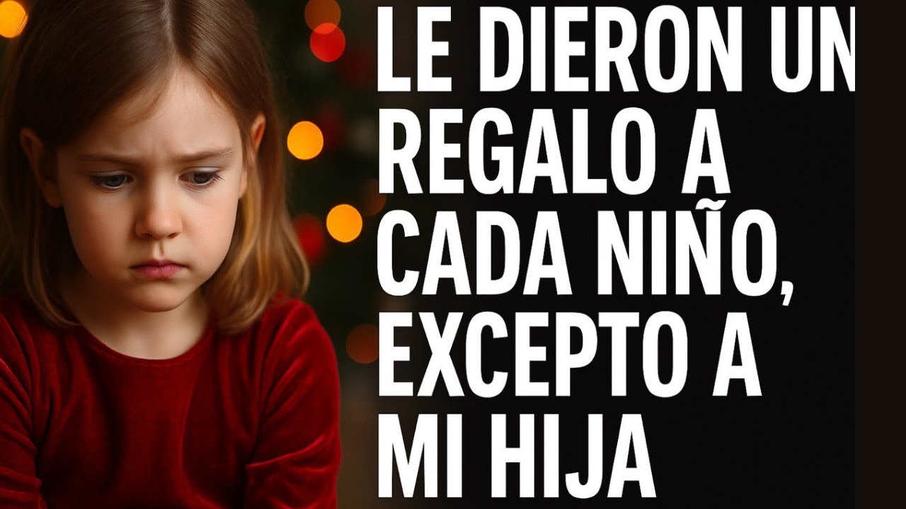 Le dieron un regalo a cada niño, excepto a mi hija. Entonces, mi esposo sacó un sobre. En la fiesta