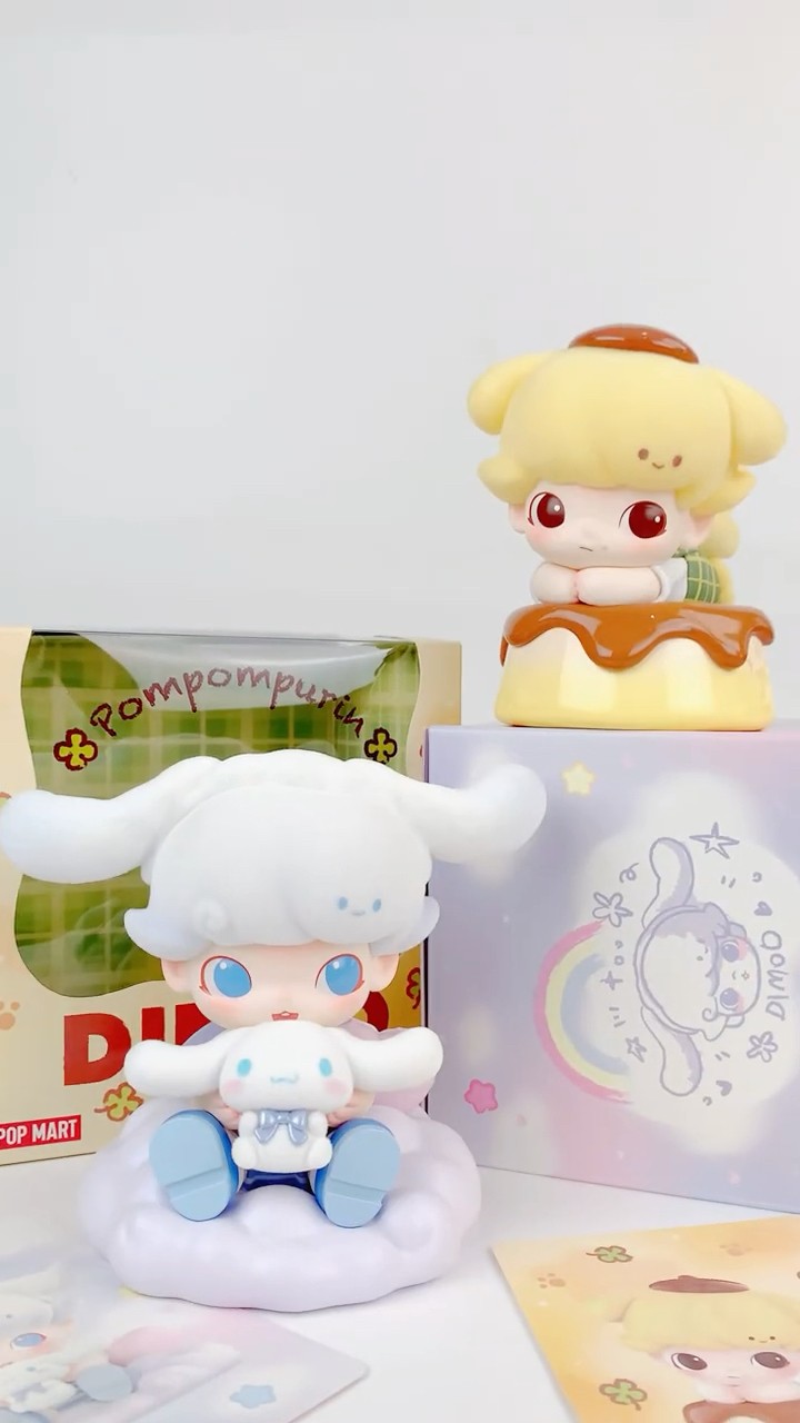 🍦🍮 Unboxing Pop Mart DIMOO x Sanrio | Cinamonroll & Pompompurin