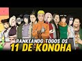 Tier list rankeando os 11 de konoha de naruto a boruto