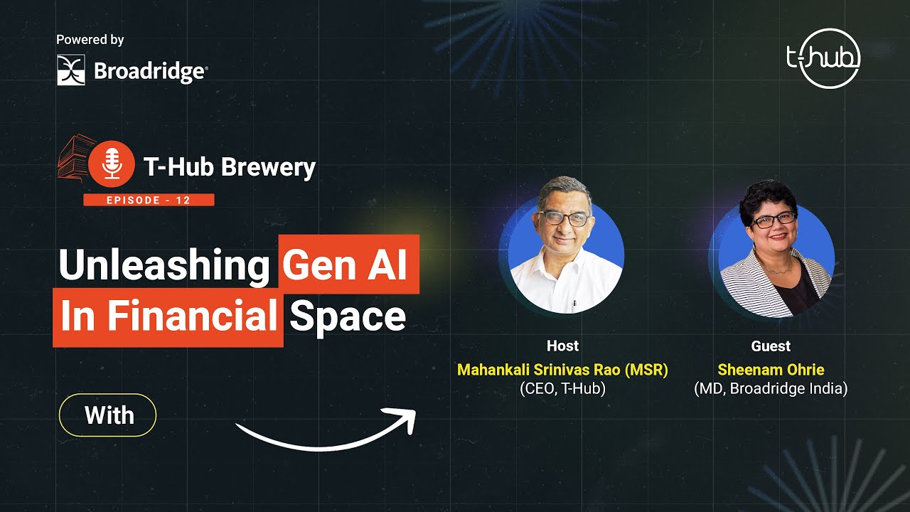 Gen AI in Finance: A Deep Dive with Sheenam Ohrie | T-Hub Brewery