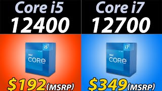 i5-12400 vs. i7-12700 | How Much Performance Difference?