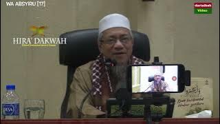 AAM; Wa Absyiru [17]:Menjauhi Tempat2 Batil & Maksiat, Menghayati ayat2 al-Quran & Keluarga Bahagia