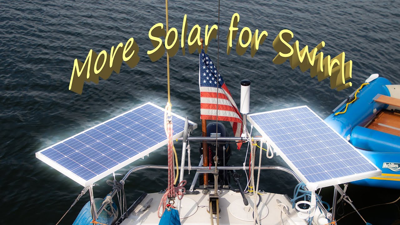 Upgrades to our TINY solar system on our TINY boat! || Sailing Swirl S1E7
