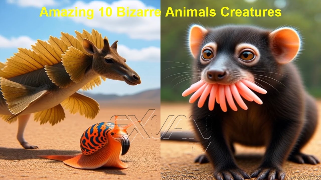 10 причудливых животных и существ в мире, которые выглядят почти нереально.