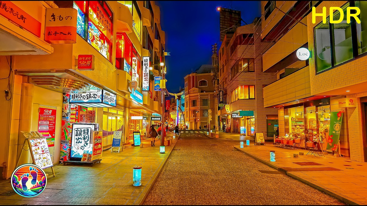 Yokohama Motomachi Night Walk 元町 | Shopping Street Walking Tour • 4K HDR ASMR