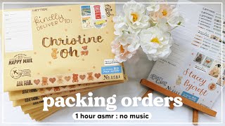 packing orders & Patreon rewards | ASMR, no music