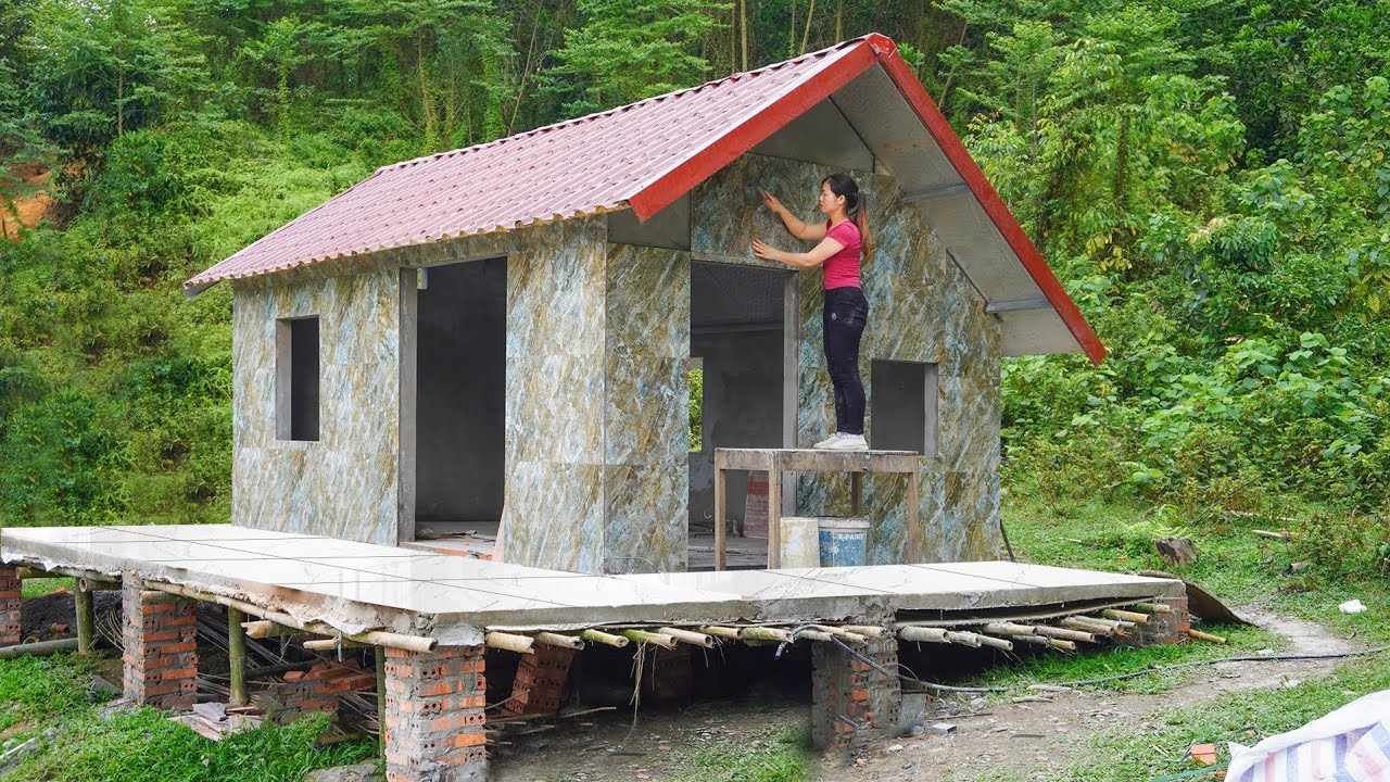 Picture of Finishing the Floor of My Off-Grid Wooden Cabin - Facebook