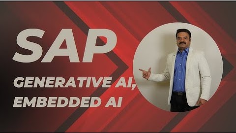 SAP Generative AI , Embedded AI