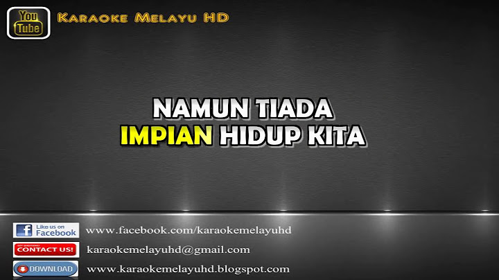Ziana Zain   Putus Terpaksa   Karaoke   Tanpa Vokal   Minus One   Lirik Video HD