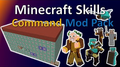 Minecraft Skills Base Module | Command Mod Pack | TheBalliBoys