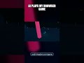 AI plays my underwater web game #shorts