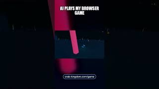 AI plays my underwater web game #shorts