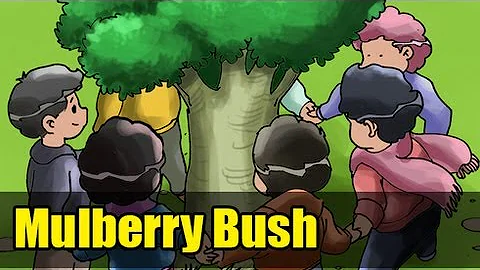 All Around the Mulberry Bush | English Nursery Rhymes for Kids