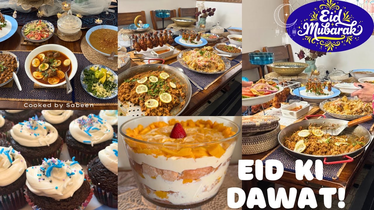 Eid Dawat Done Right-Alhamdullilah ! Stress Free Menu and table setting ideas| Cooked by Sabeen