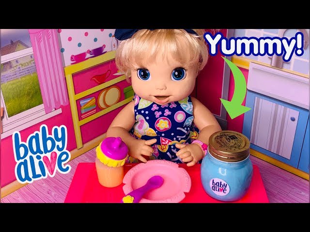 Baby alive video Madison eats blueberry food baby alive soft face