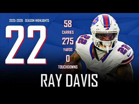 Ray Davis || 2025-2026 Buffalo Bills Highlights