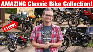 INCREDIBLE Classic Motorcycle Collection! Ducati Heaven!
