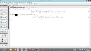 Using Maple