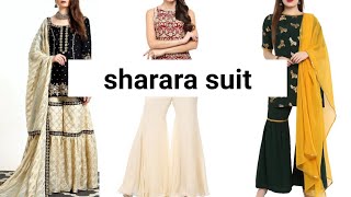 Latest sharara suit design//beautiful short kurti with sharara suit//2020 beautiful sharara suit//