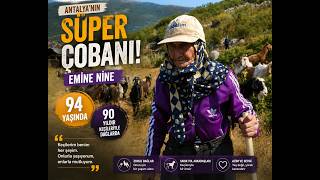 94 Yaşındaki Emine Nine 90 Yıldır Keçileriyle Dağlarda