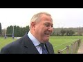 Chairman Chris Booy reacts to Steve Lansdown announcement